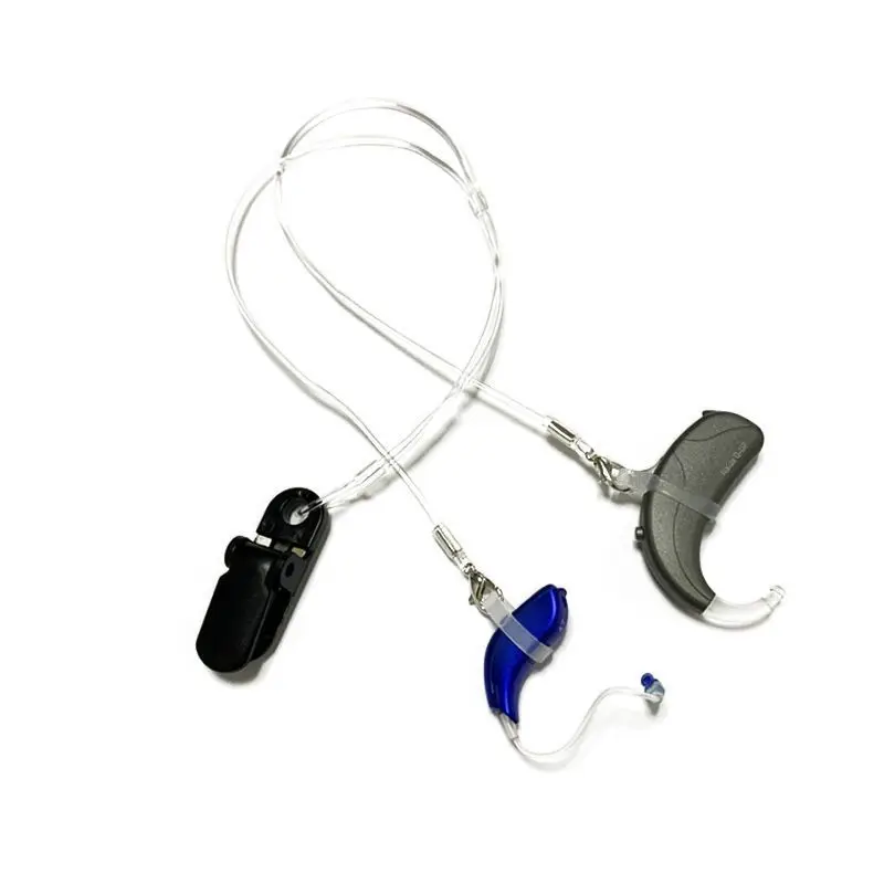 Ear Back Hearing Aid Anti Loss Hanging Rope Invisible Single Double Ear Protective Cover Transparent Elastic Anti Loss Rope