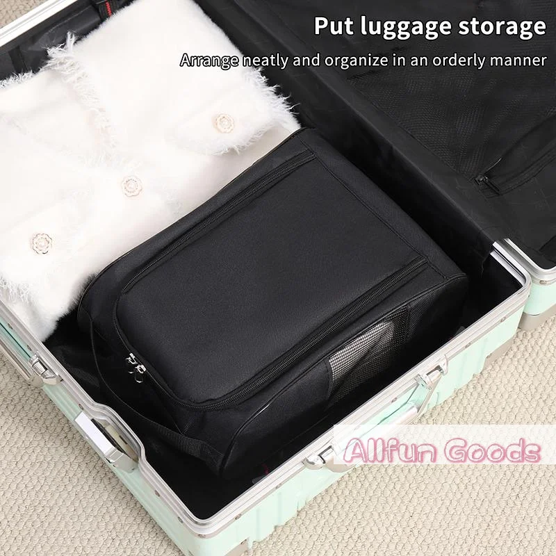 [TG835]Portable Oxford Cloth Shoe Carrier Bags Breathable Lightweight Handbag Dustproof Football Tennis Shoe Bag