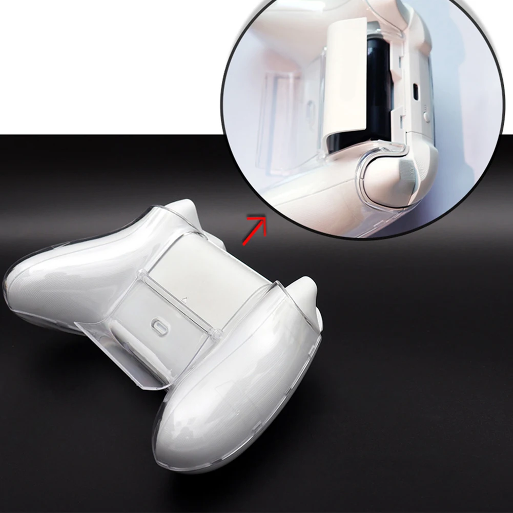 حافظة شفافة مضادة للانزلاق حافظة كريستالية شفافة مقاومة للصدمات حافظة جلدية شفافة لوحدة تحكم Xbox Series X/S