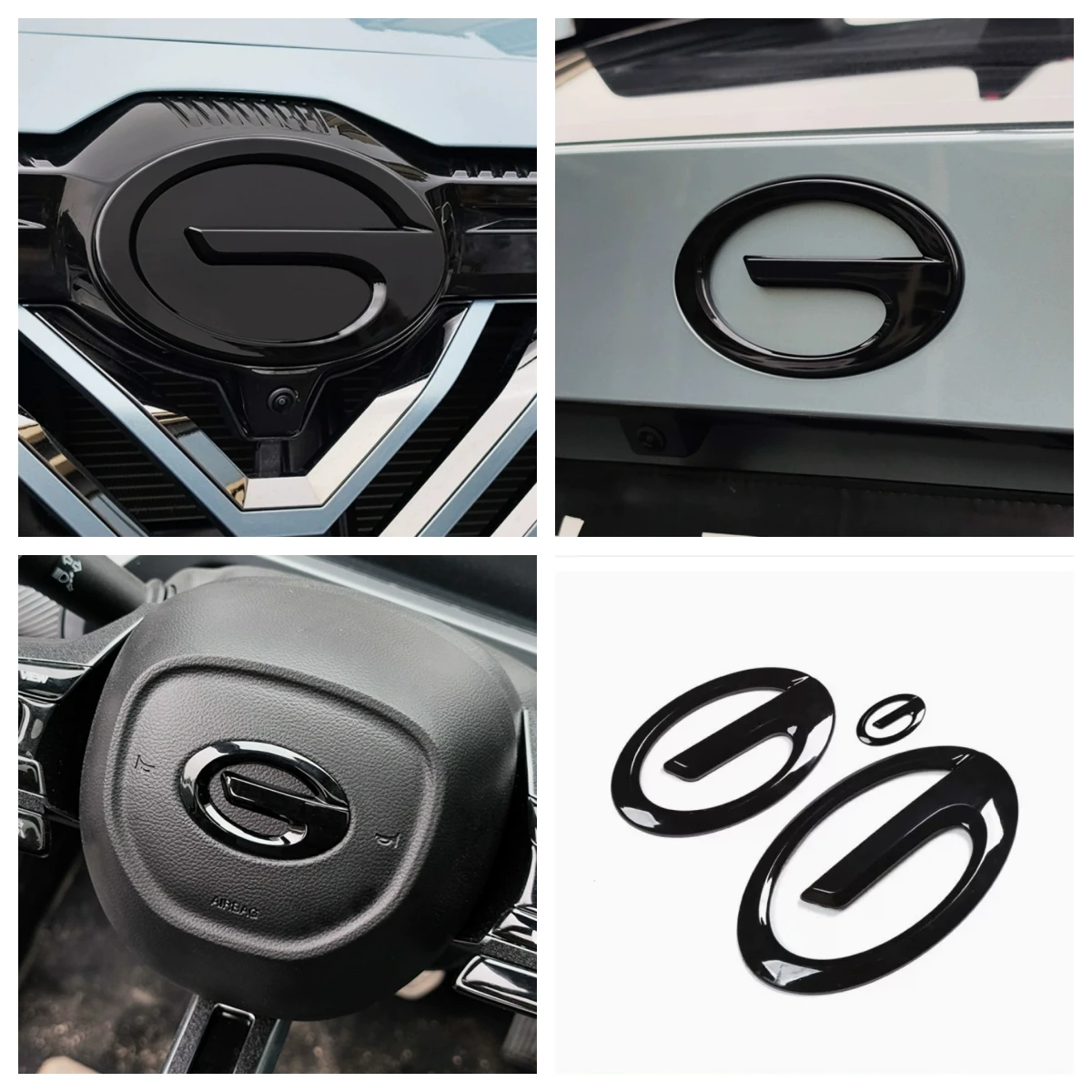 

Для Trumpchi EMKOO 2022 2023 внешние аксессуары для автомобильного логотипа рамка декоративная крышка отделка автомобильный Стайлинг 3 шт./комплект