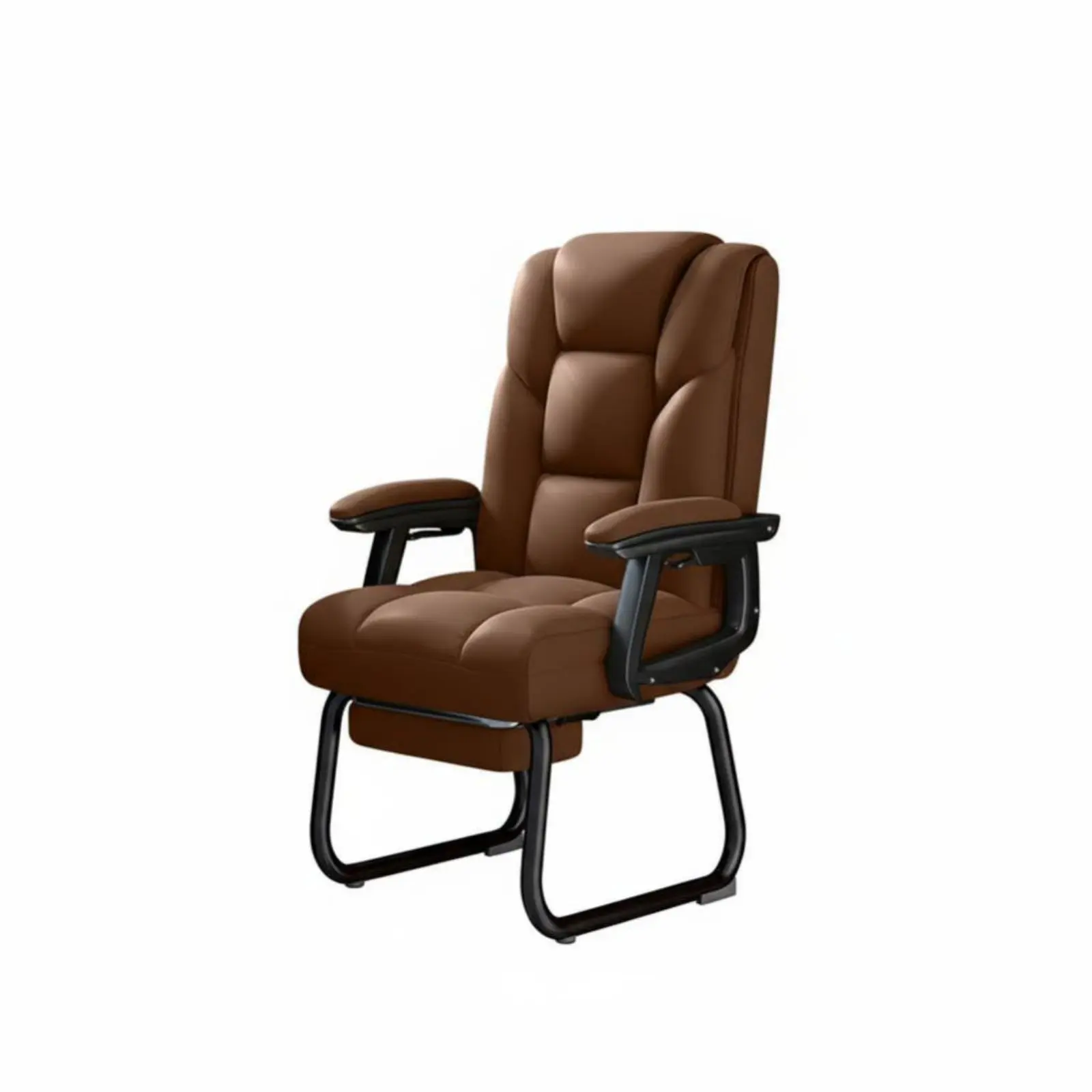 padded-sled-base-chair-reclining-spine-rest-office-furniture-ergonomic-sturdy-frame-for-clients-study-room-reception-area