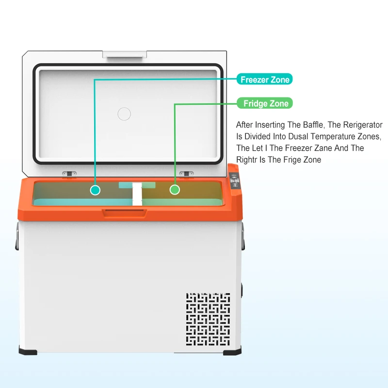 EC30 Portable  12v Dc Compressor Mini Car Fridge Freezer Refrigerator Freezers for Camping Outdoor caravan Rvs
