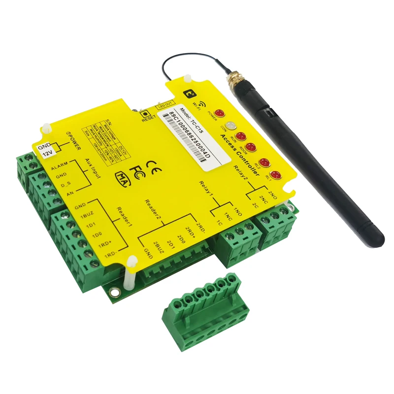 Panel de Control de acceso Wifi Tuya, Control de largo alcance con Bluetooth, aplicación móvil, 2 lectores, cerradura de puerta de casa de seguridad