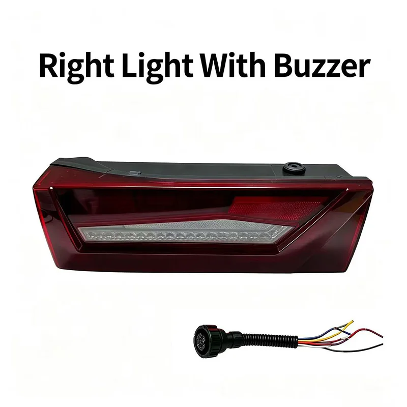 Tail Lamp For Scania New R40 Euro6 Tractor Rear Brake Light With License Plate Lamp/Reverse Buzzer 7Pin Plug 2860827 2860829