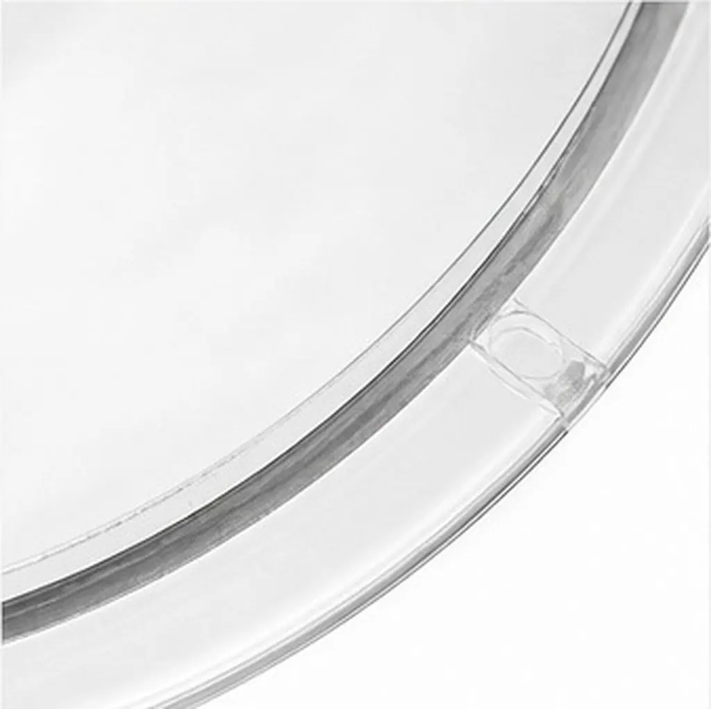 Community Landscape Light Cover Clear Acrylic Pathway Lamp Shade Cover 12 Inch Shatterproof Round Replacement for Yard Park