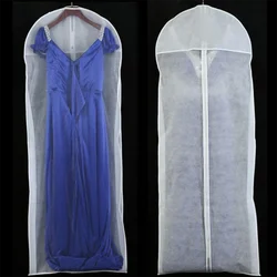 White 180cm Washable Clear Large Garment Bag Long Wedding Dress Protector Dance Costumes Brial Gowns Dustproof Cover Storage Bag