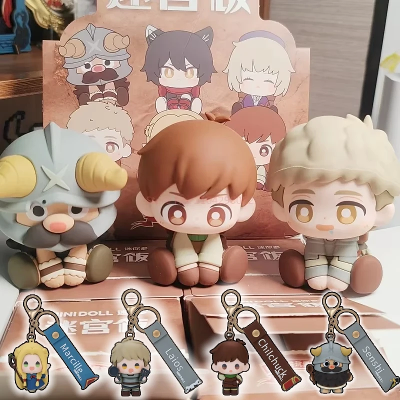

Hot New Mini Doll Delicious In Dungeon Mini Sitting Series Blind Box Cute Anime Figure Desktop Collect Decor Surprise Toys Gifts
