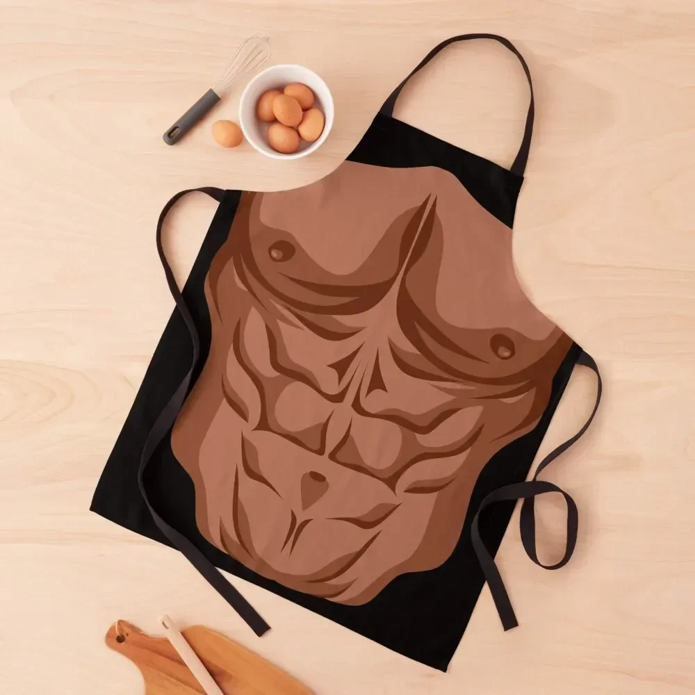 Cool Six Pack ABS For Man Apron Kitchen New 2022 Year Women's kitchen and home Apron