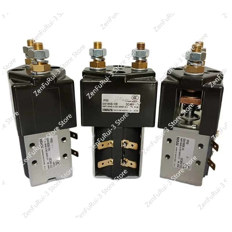Genuine Contactor SW180 24V 48V 80V 200A SW180B-751 SW180B-108 SW180B-14 24 48 80 Volt Solenoid Relay 200 Amp