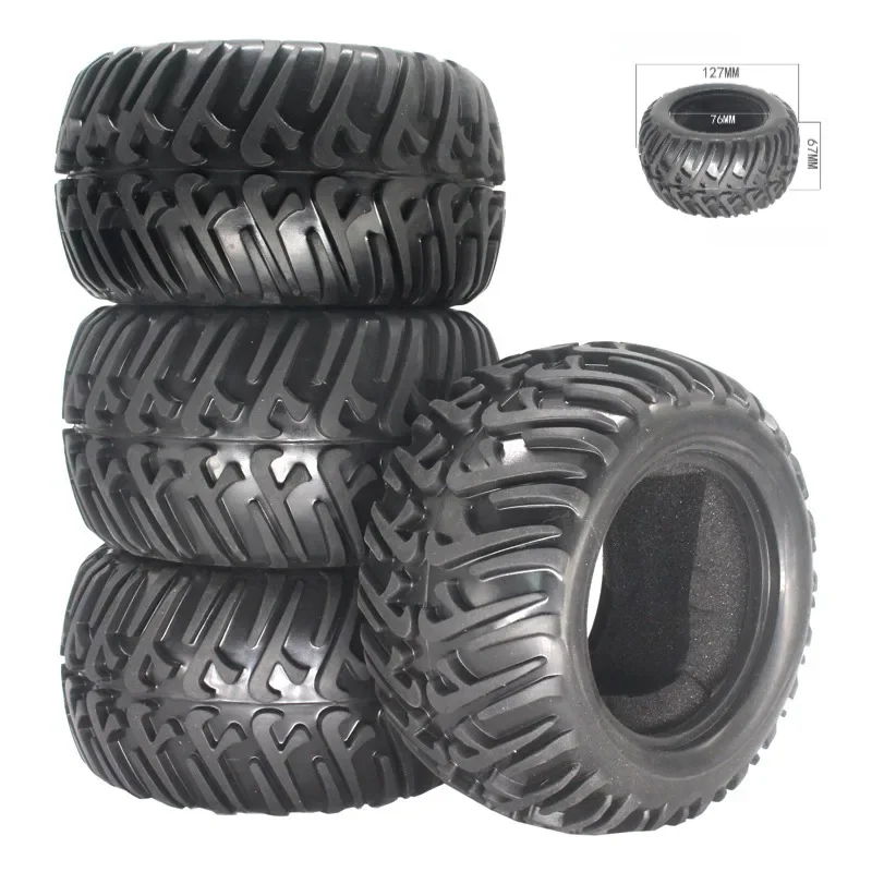 4PCS HSP 1/10 big tires Universal 94111/94188 Tire tires 115MM/127MM/128MM