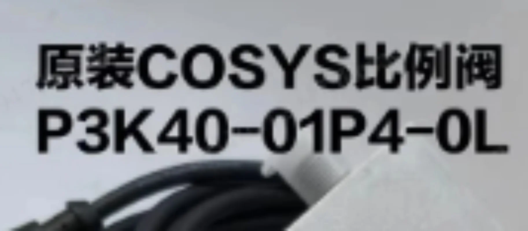 COSYS Electrical Proportional Valve P3K40-01P4-0L | Industrial Hydraulic Control Valve