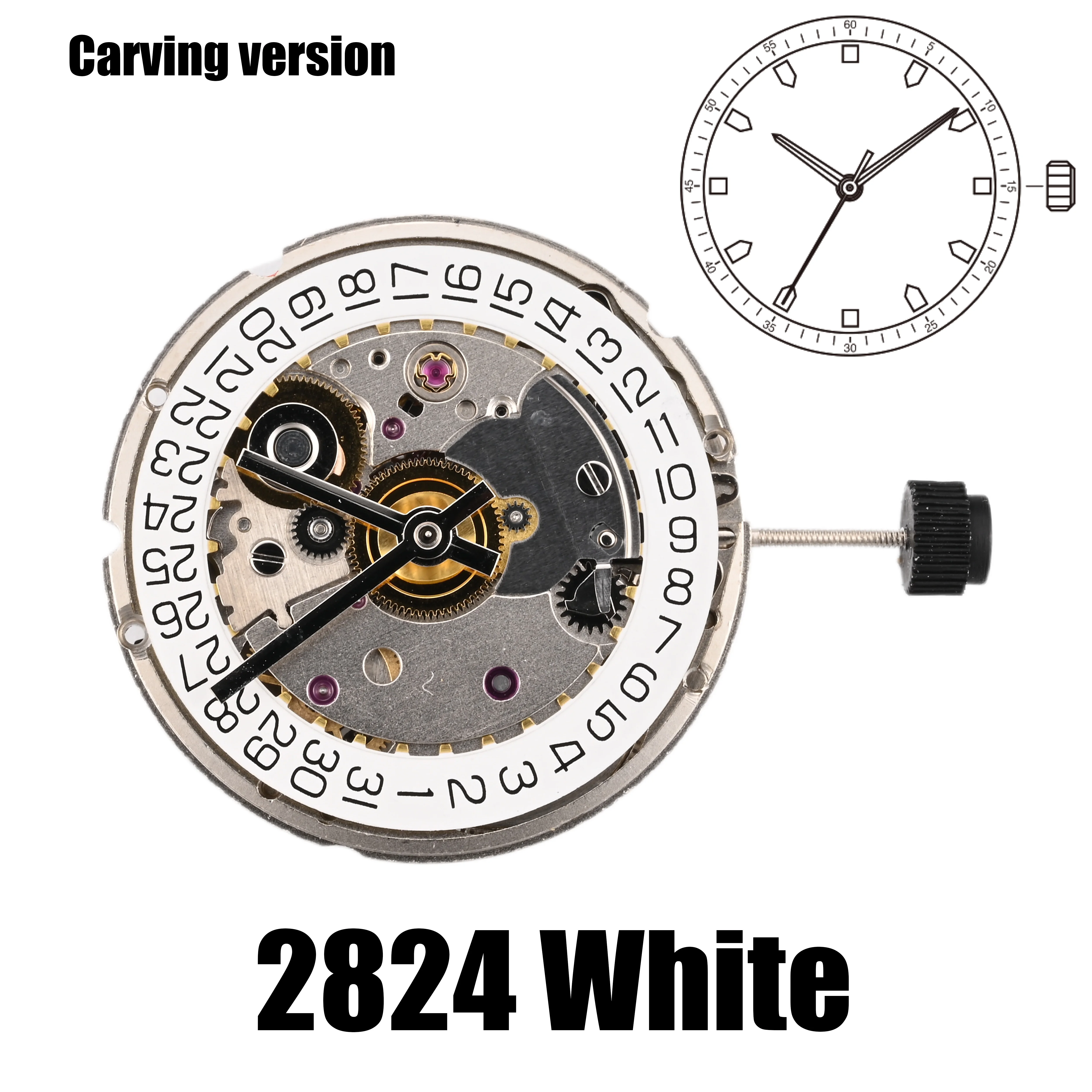 

New Chinese Seagull ETA2824-2 Movement Seagull 2824 Movement Typing V8 Watch Accessories