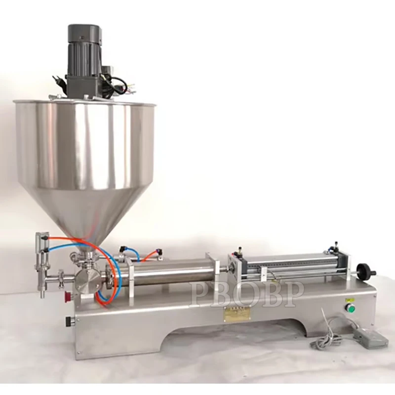 PBOBP Paste Mixing Heating and Filling Machine For Cosmetic Cream Wax Filling Machine