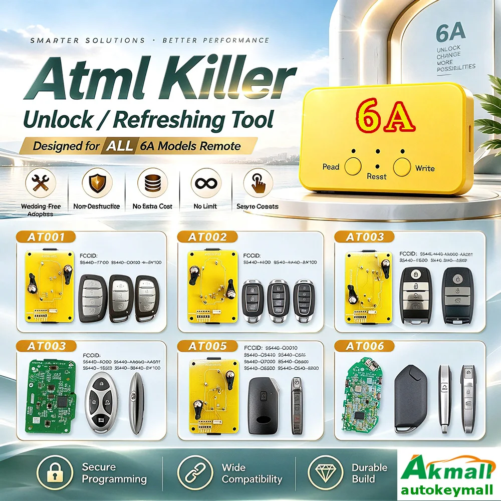 Atml Chip Key Adapter Unlock 6A chip tool for Hyundai/KIA