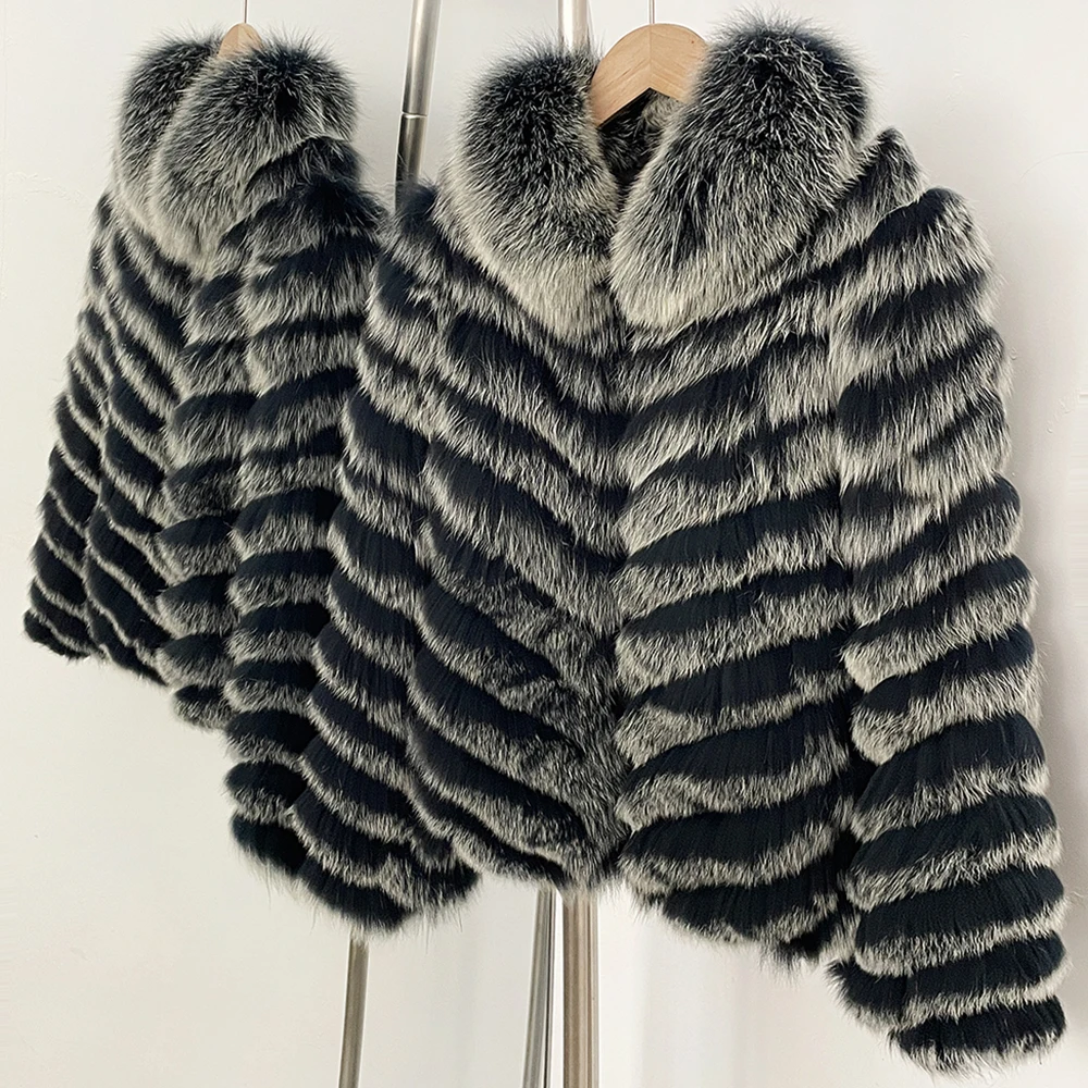 Casaco de pele de realidade roupas para mulheres casaco de pele real inverno outono jaqueta de pele de raposa moda quente manga longa streetwear senhora novo estilo