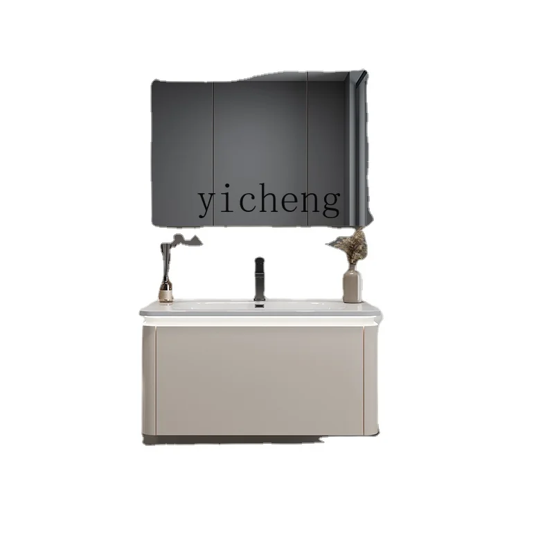 

YY Ceramic Whole Washbin Wash Basin Washbasin Cabinet Combination Bathroom Table