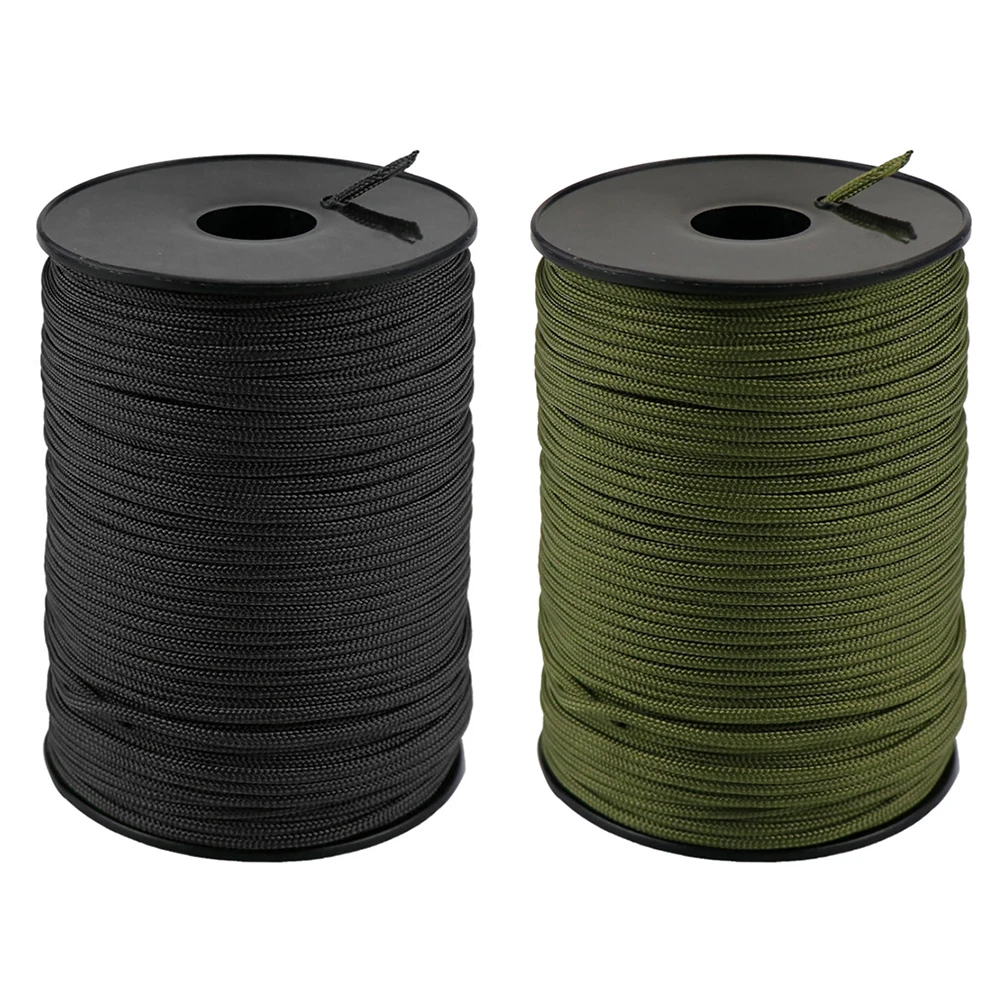 100M Military Standard 5-Core Paracord Rope 3mm Diameter Outdoor Parachute Cord Survival Umbrella Tent Lanyard Strap