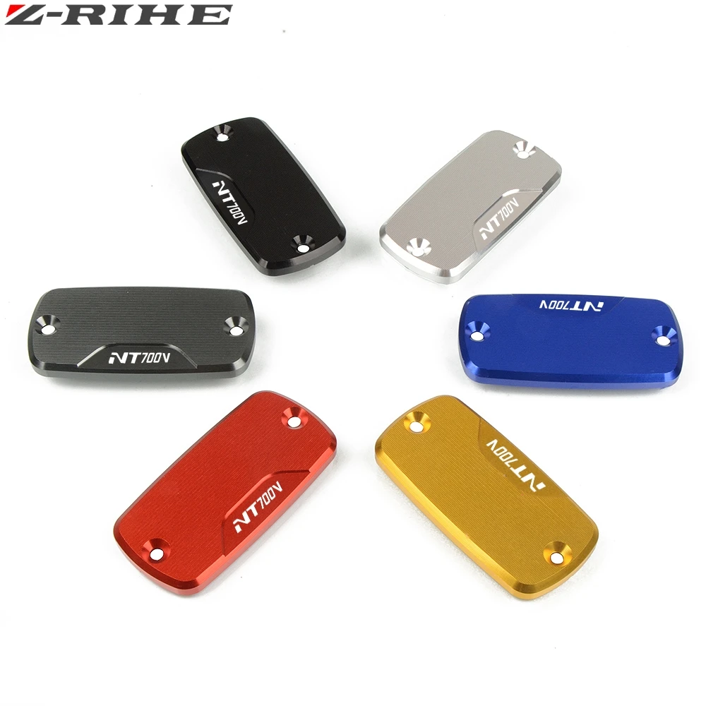 DO HONDA NT 700V NT700V 2010 2011 2012 2013 2014 Nowy motocykl CNC Aluminiowy przedni zbiornik płynu hamulcowego Pokrywa zbiornika oleju Korek