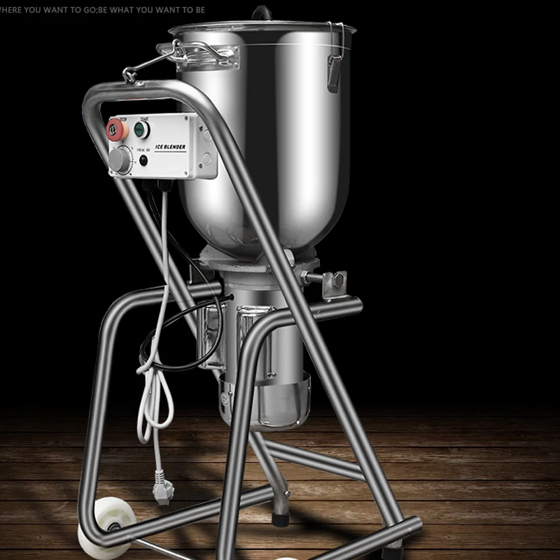 Macchina per il ghiaccio commerciale di grande capacità da 30 litri, miscelatore per marmellata a pavimento, frappè, macchina per rompere la parete del ghiaccio con fagioli Mung