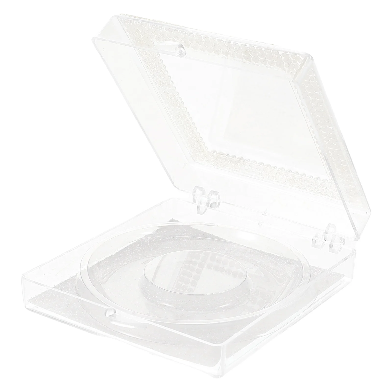 Eyelash Case Portable Lash Organizer Elegant False Eyelash Holder Clear Storage Box Travel Friendly Lash Boxes