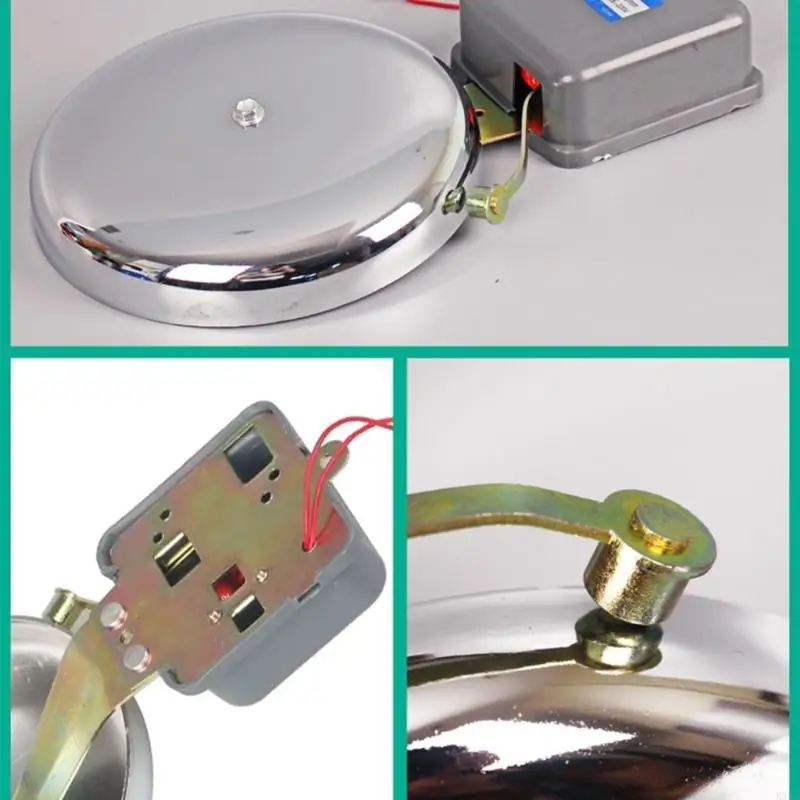 Maintenance Easy 8 Inch Safety Alerts Device Easy Design 220V Strong Metal Housing Alarm for Factories Schools K1KF