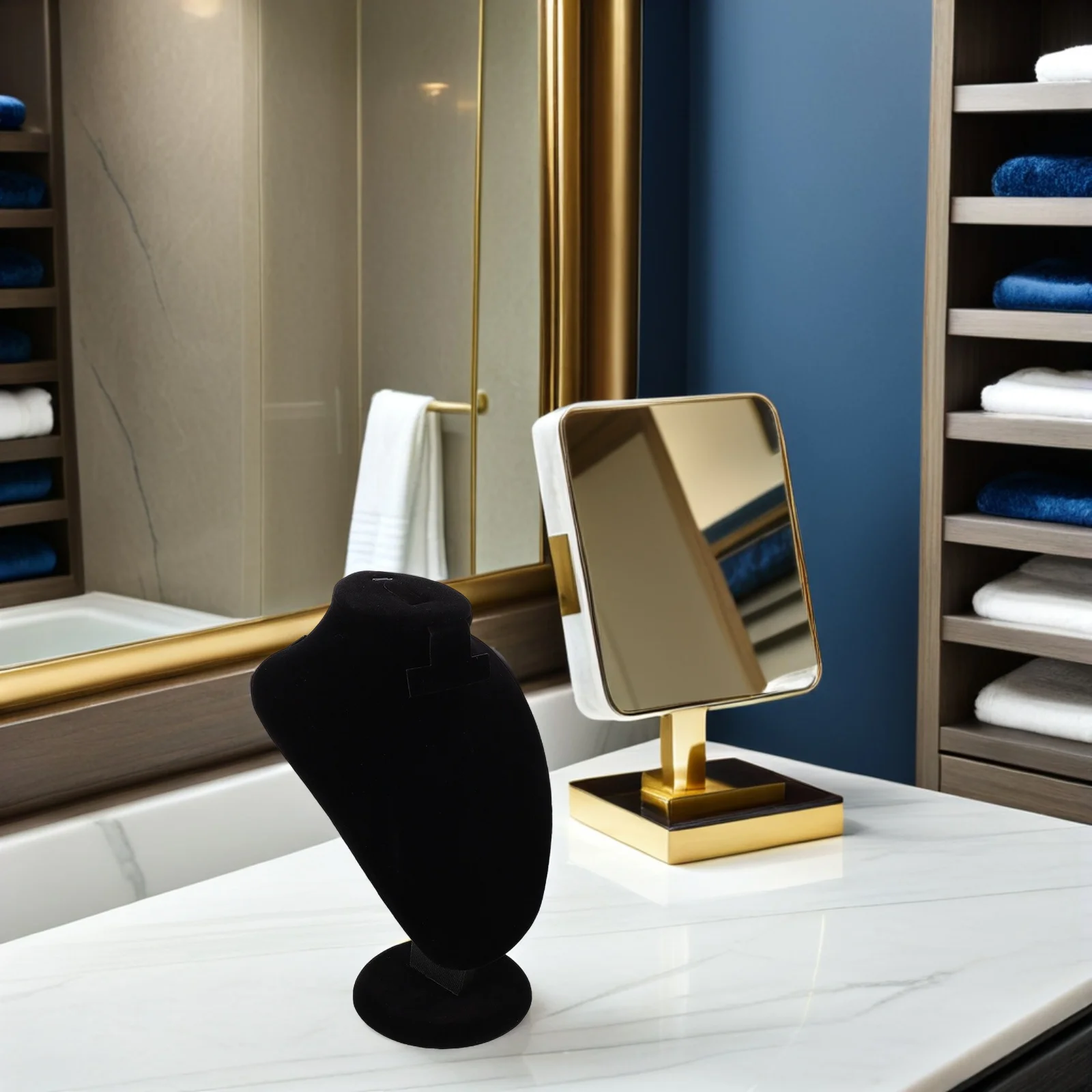 

Стойка для ювелирных изделий: Держатель для ожерелья-манекена Подставка для ожерелья Подвески Бюст-дисплей Настольный органайзер Дисплей для ювелирных изделий Манекен