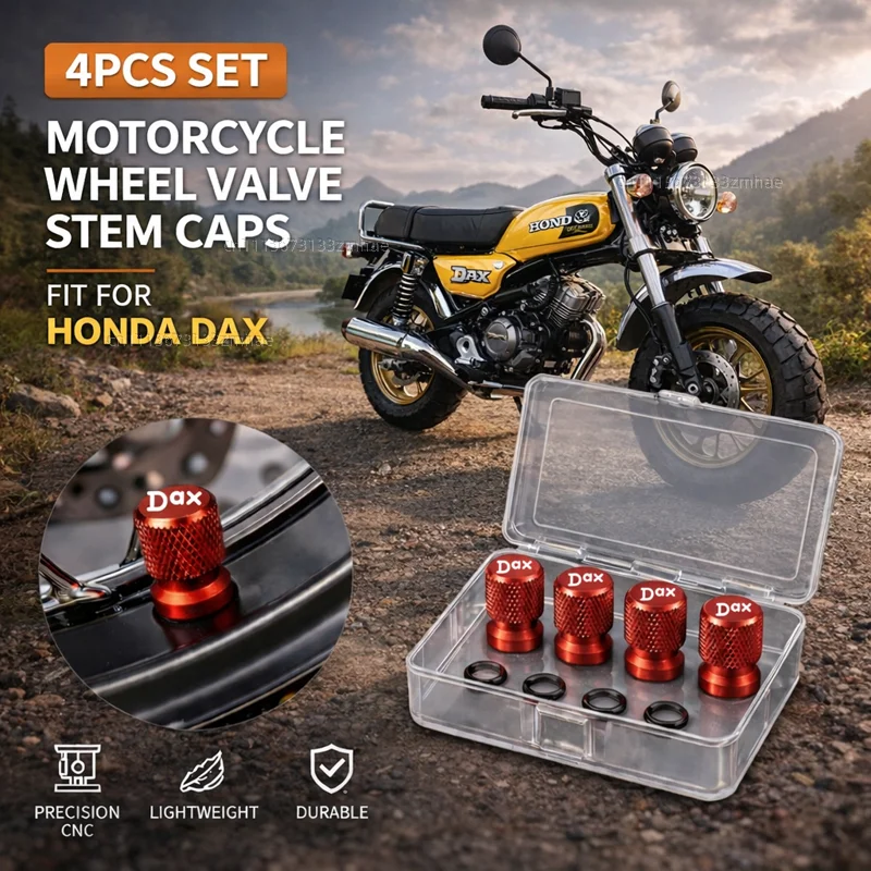 

FOR HONDA DAX125 ST125 ST 125 2022-2026 DAX 125 Motorcycle Accessories CNC Aluminum Tire Valve Stem Cap Air Port Cover