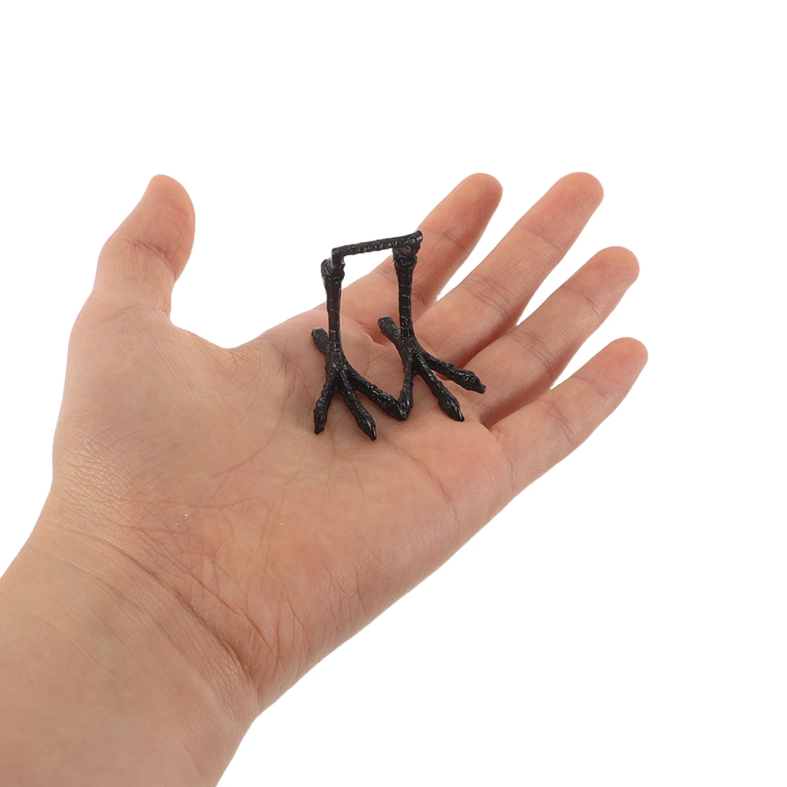 

9Pcs Decorative Bird Feet Realistic Metal Claws for DIY Crafts Halloween Decor Stuffed Animals Replacement Iron Paw for Crow