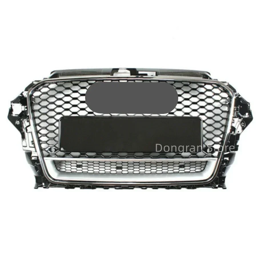 

Car Front Bumper Grille Grill for Audi RS3 for A3/S3 8V 2014 2015 2016（Refit for RS3 Style）Car Accessories tools