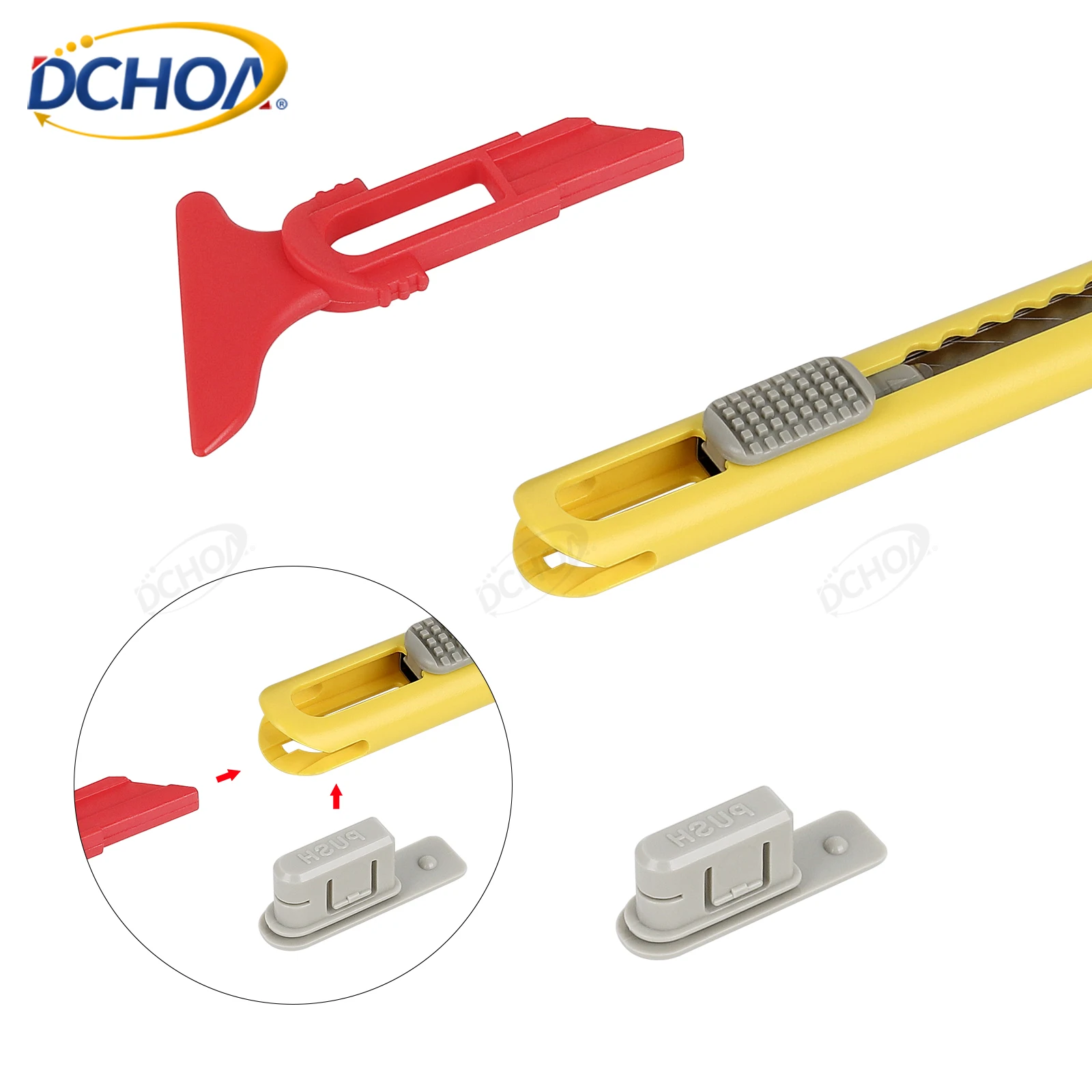 DCHOA Vinyl Wrap Micro Squeegees PPF Window Tint Installation Knife Tucker for Vinyl Application Tucking Tool
