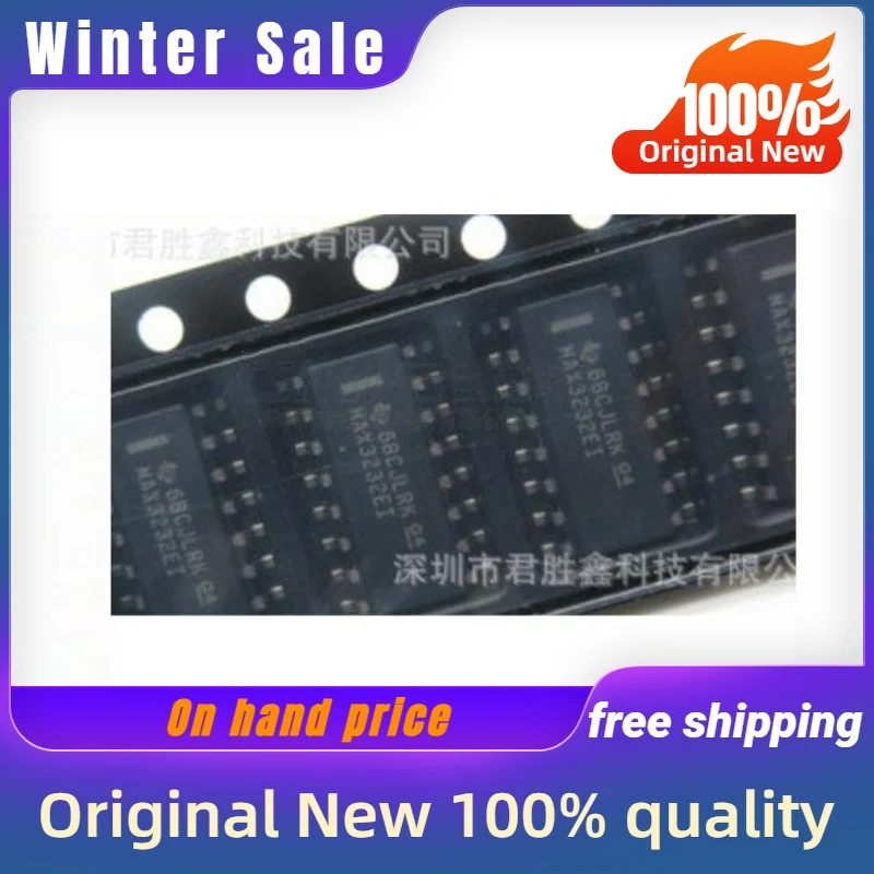 10PCS New original MAX3232ECDR MAX3232EIDR MAX3232EI SOP16 quality goods