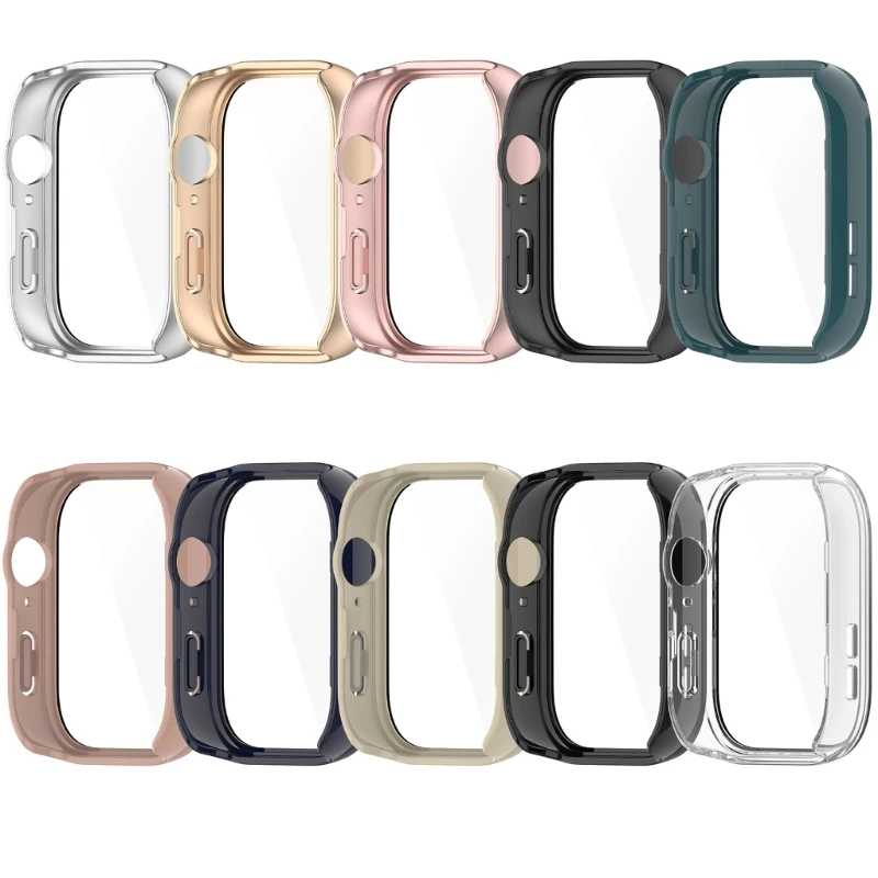 Smartwatches Cover PC Case Waterproof Protectors Housing Washable Bumper Housing Scratch-resist for Watch Fit 3