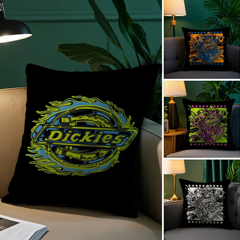 

Luxury D-DickiesS Pillow Case Plush Fabric Soft Double Sided Print Sofa Cushion Cover Throw Pillow Covers