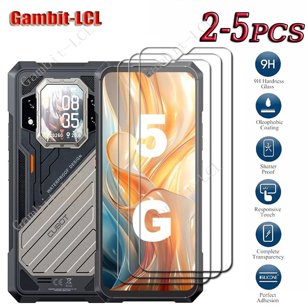 2-5PCS 9H HD Original Tempered Glass For Cubot KingKong X Pro 6.72"  KingKongXPro XPro Screen Protector Cover Film