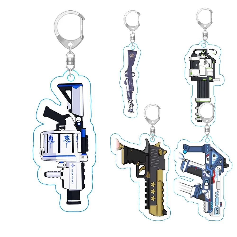 6CM Anime Blue Archive Man Key Chain Acrylic Women Key Ring Chain for Pants Pendant Kids Key Holder Jewelry Zinc Alloy Brelok