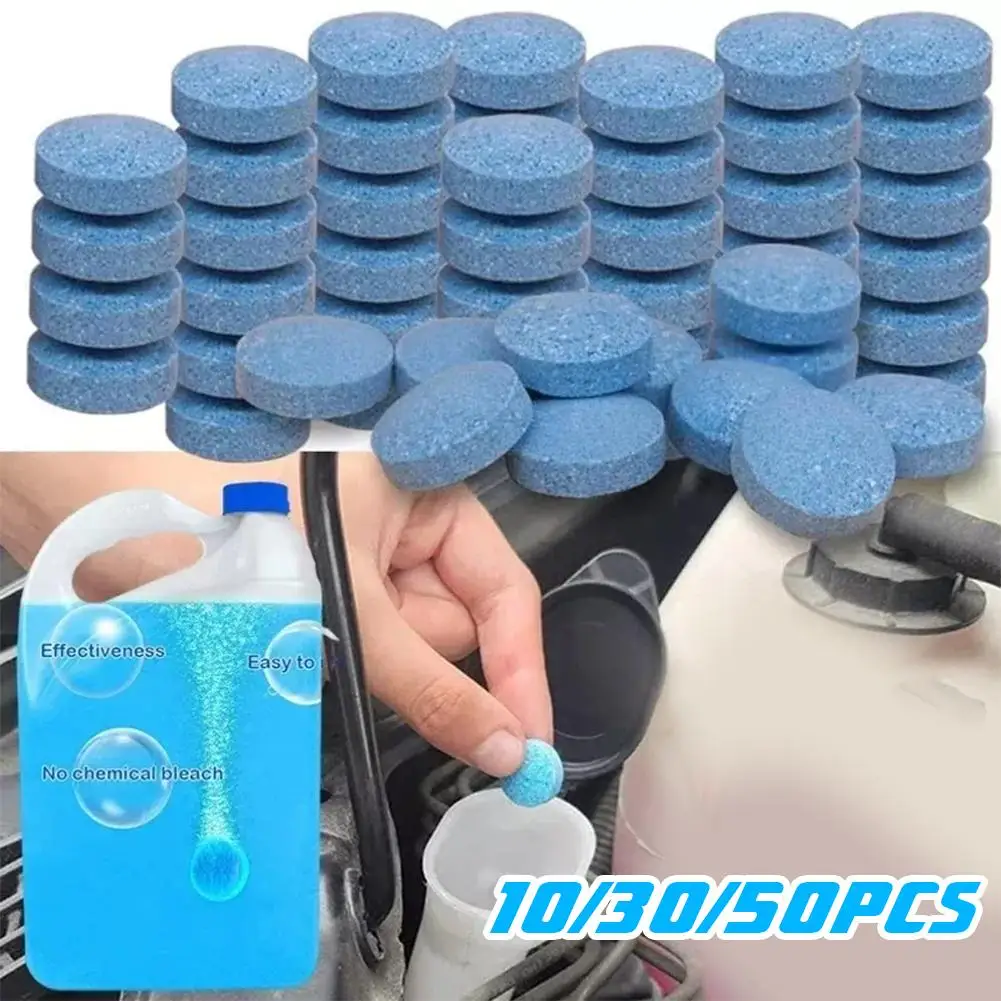 All-Season Car Windshield Washer Concentrated Clean Tablets Solid For  Car Room Kitchen Window GlassToilet Cleaning Tablet