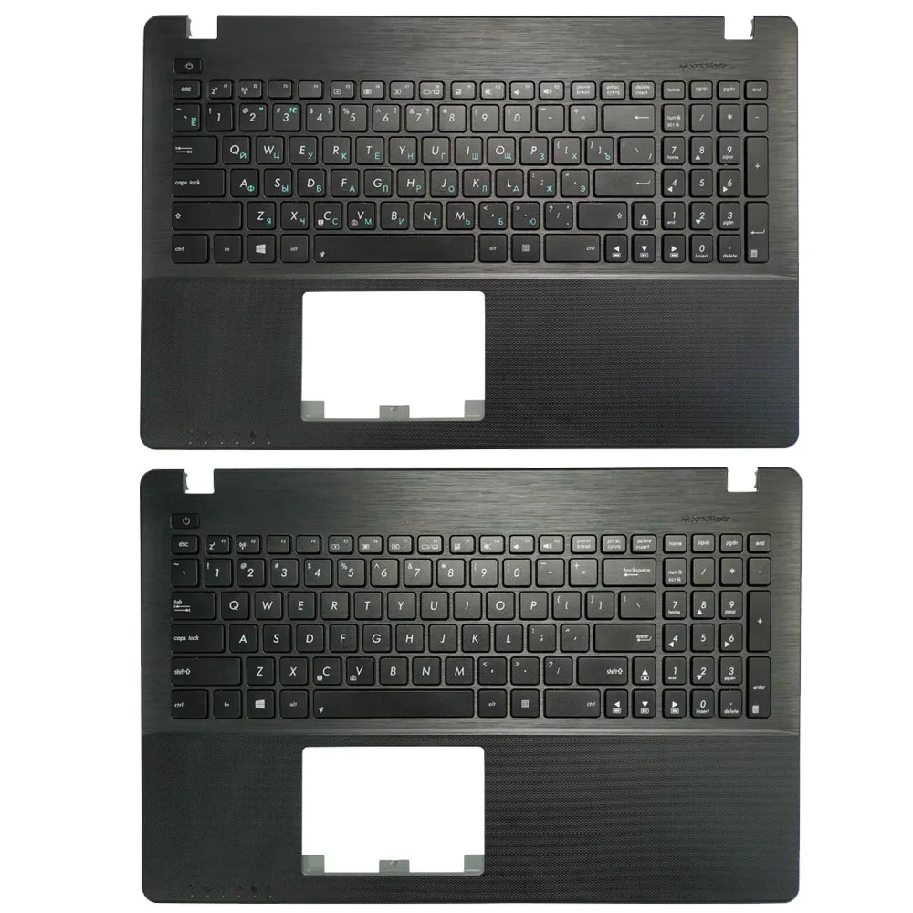 

New Russian/US Keyboard For ASUS X550 K550V X550C X550VC X550J X550V A550L Y581C F550 R510L S501 With Black Palmrest Upper Cover