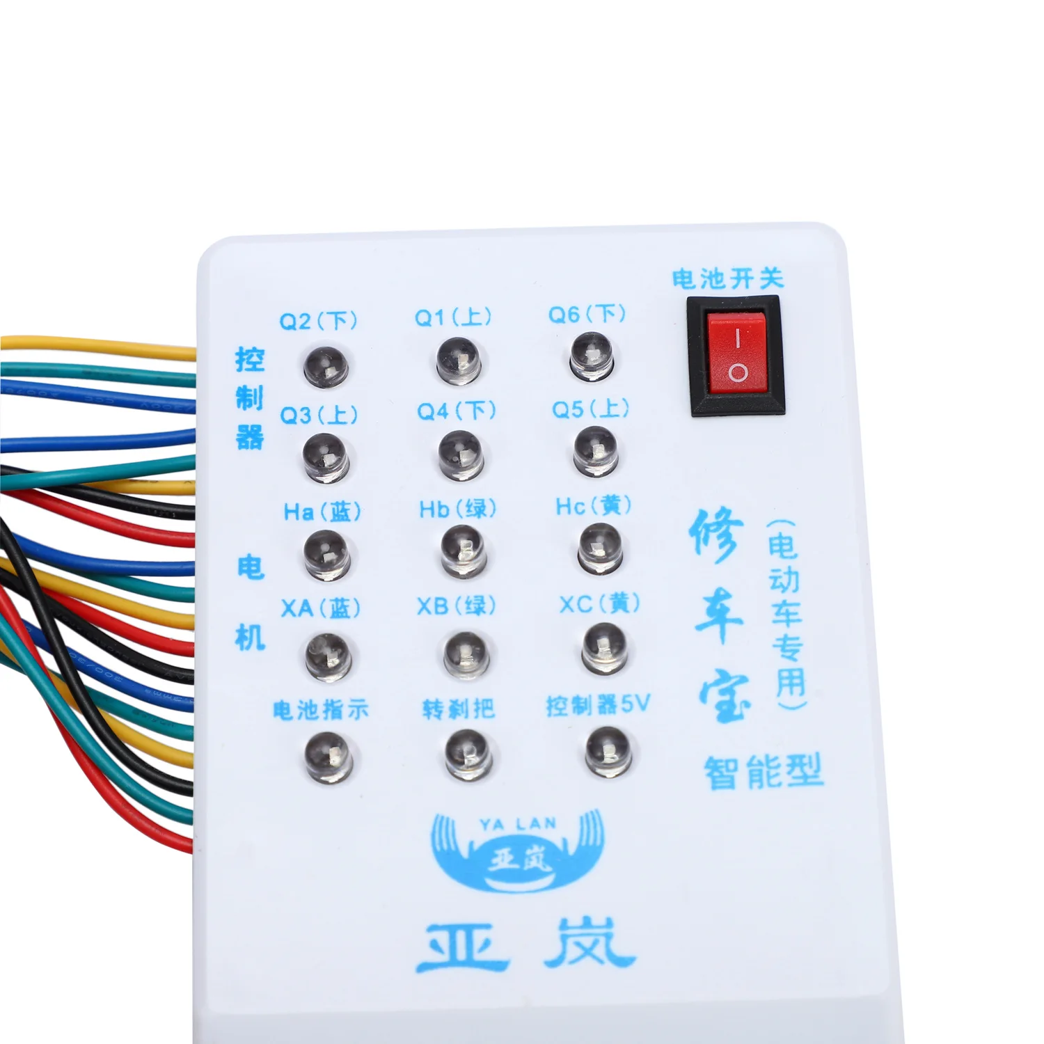 Brushless Motor Controller Tester 24V/36V/48V/60V/72V Electric Car E-Bike Scooter Hall Tester Test Device