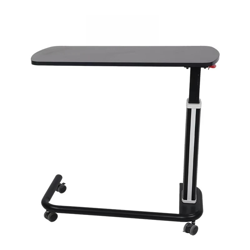 عالية الجودة سرير المستشفى طاولة السرير المحمولة قابل للتعديل المحمول الدائمة مكتب المتداول عربة الكمبيوتر المنقولة فوق السرير الجدول #4
