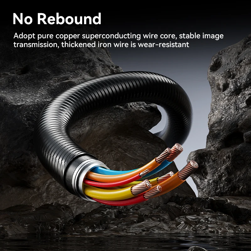 S23 OEM Factory Waterproof Articulating Borescope 8mm  360 2 Ways Endoscope Borescopy Inspection Camera with 4.3 inch Monitor