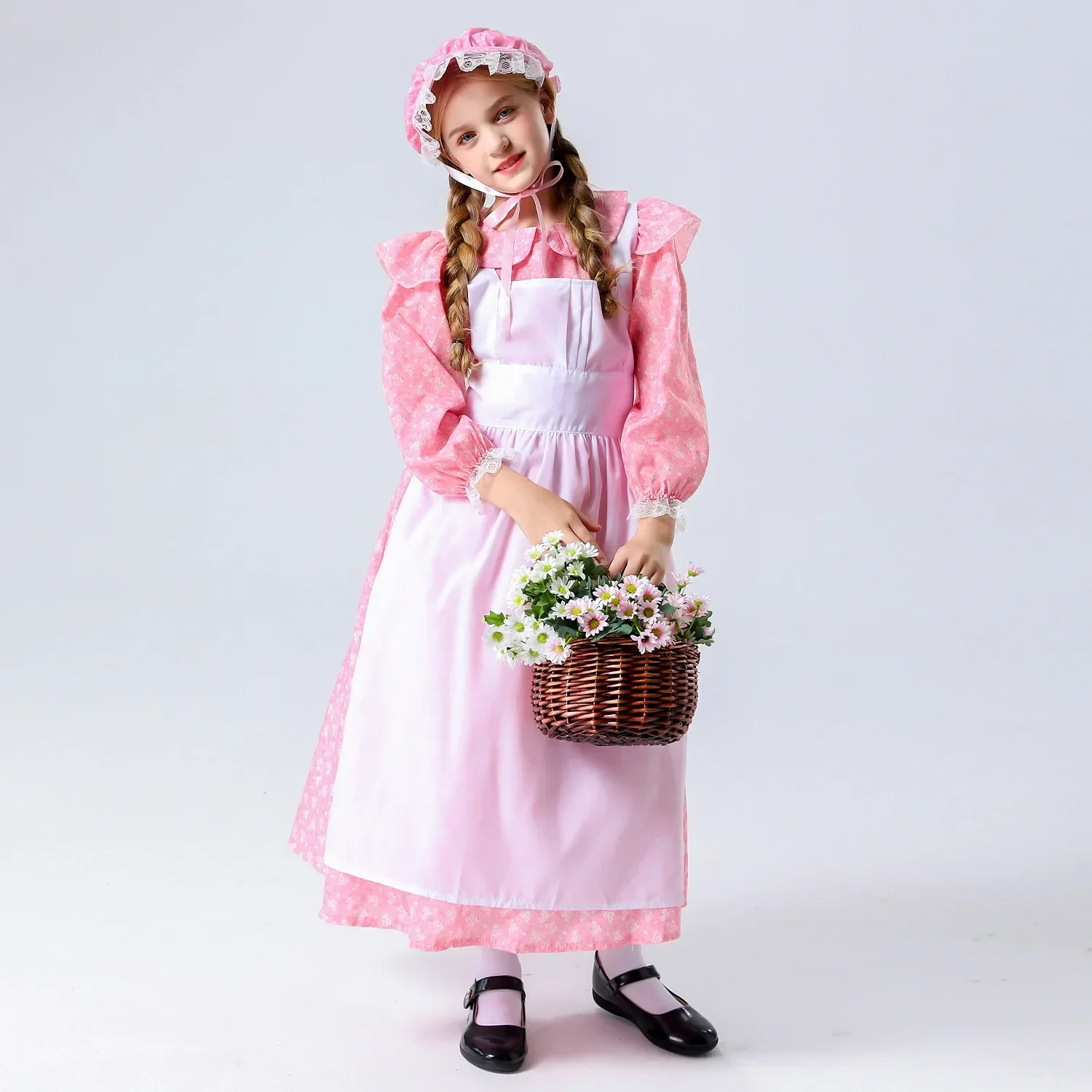 Halloween Farm Dress June Children's Day Girls' Performance Dress Stage Drama Costume