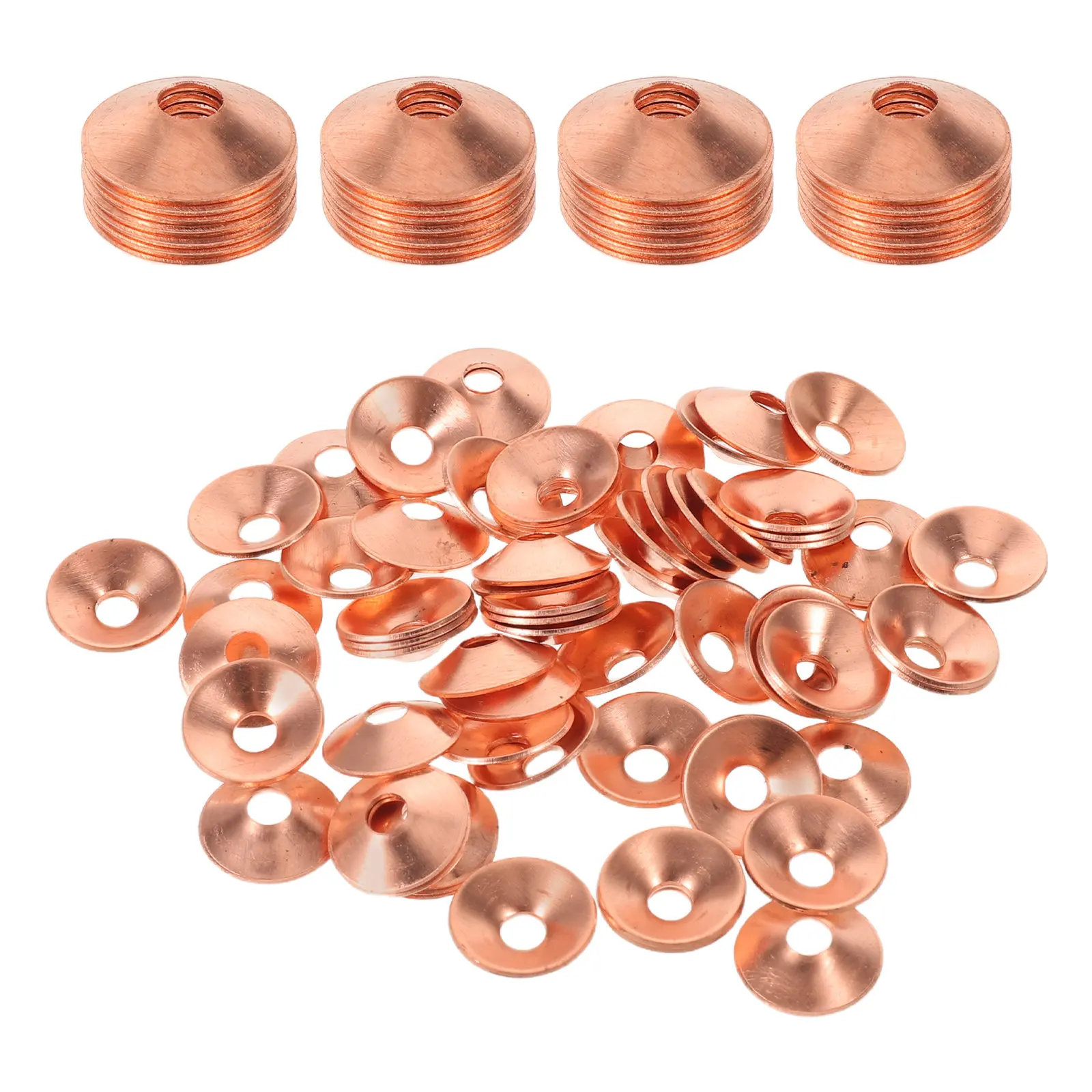 

100Pcs Copper Oil Tube Gasket Set Oil Line Sealing Washer High Pressure Flare Fitting Gasket for Automotive Atv Small Engine