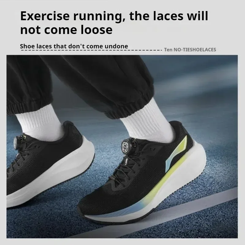 Easy Installation Automatic Shoelaces Without Ties Black White Swivel Buckle Laces Thick Rope Sneakers Shoelace Shoe Accessories image 6