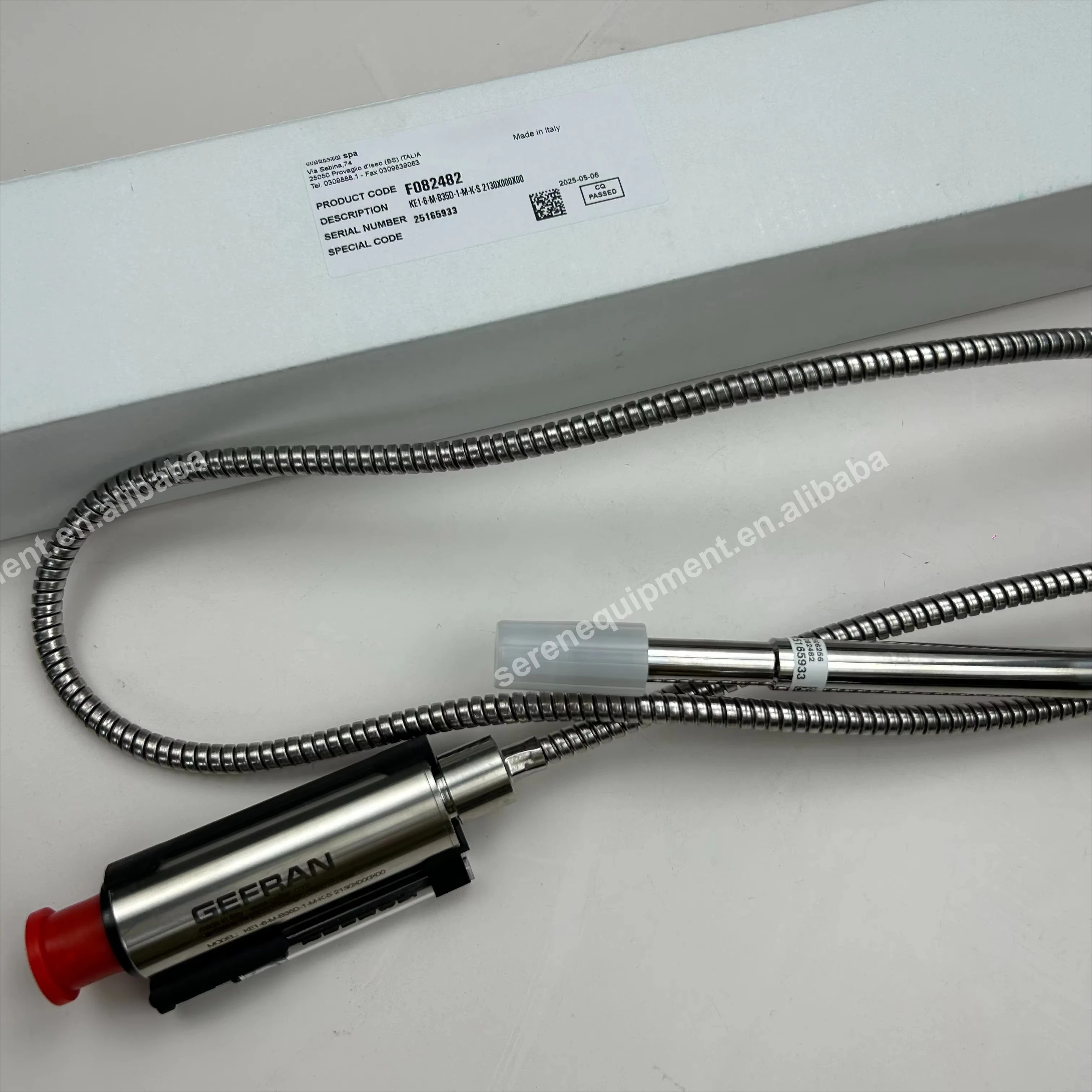 

Gefran K Series KE1-6-M-B05C-1M-K-S 2130X000X00Melt Pressure Transmitter Sensor Melt Pressure Transducer Made in Italy