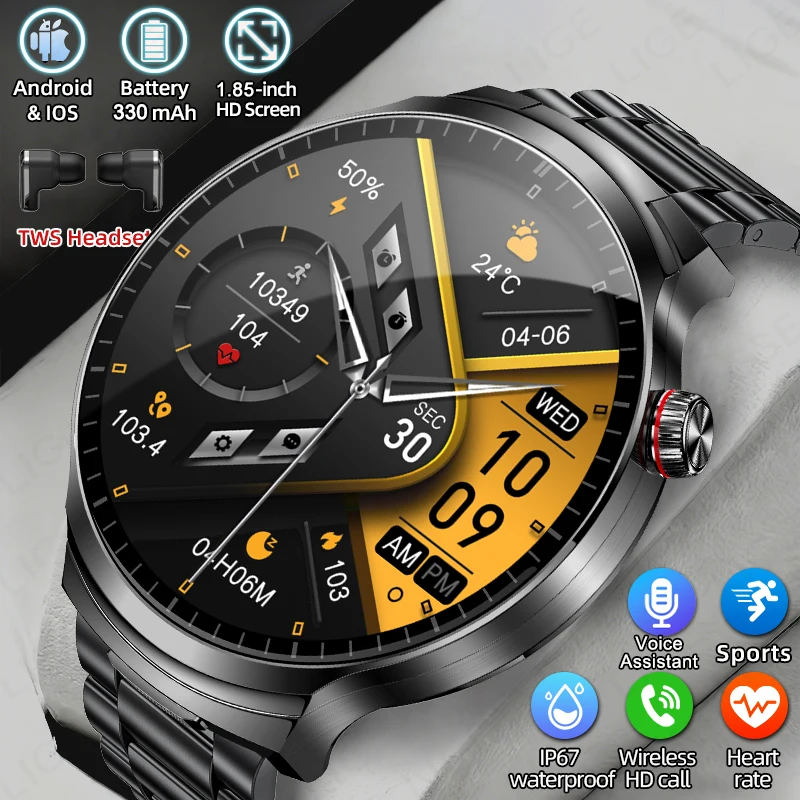Smartwatch Noise Watches For Men - LIGE New Smart Watch BT Call