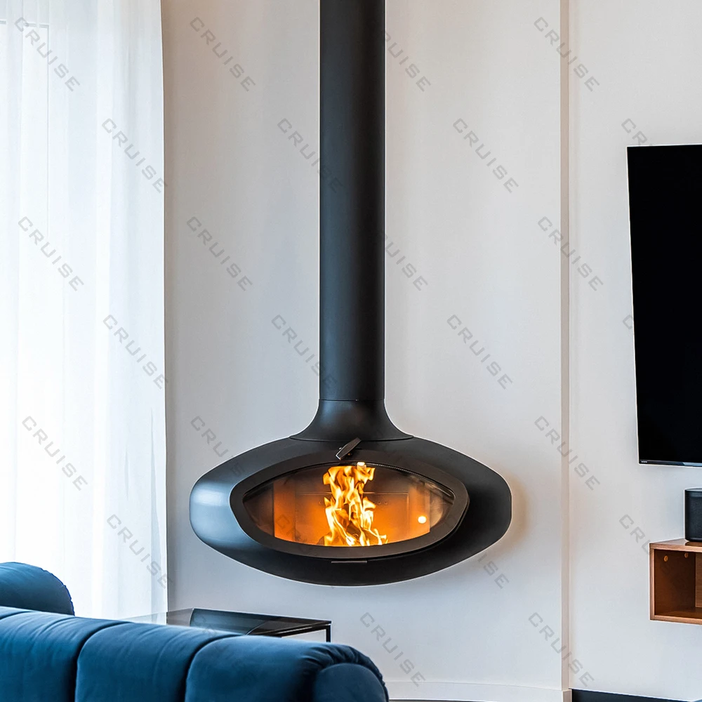 CRUISE Smokeless Wood Stove Ceiling Smokeless Environment-Friendly Indoor Customisable Suspended Fireplace Hanging Fireplace