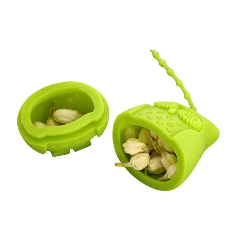 

Silicone Tea Infusers Reusable Owl Tea Bag Strainers Silicone Teaspoon Filter