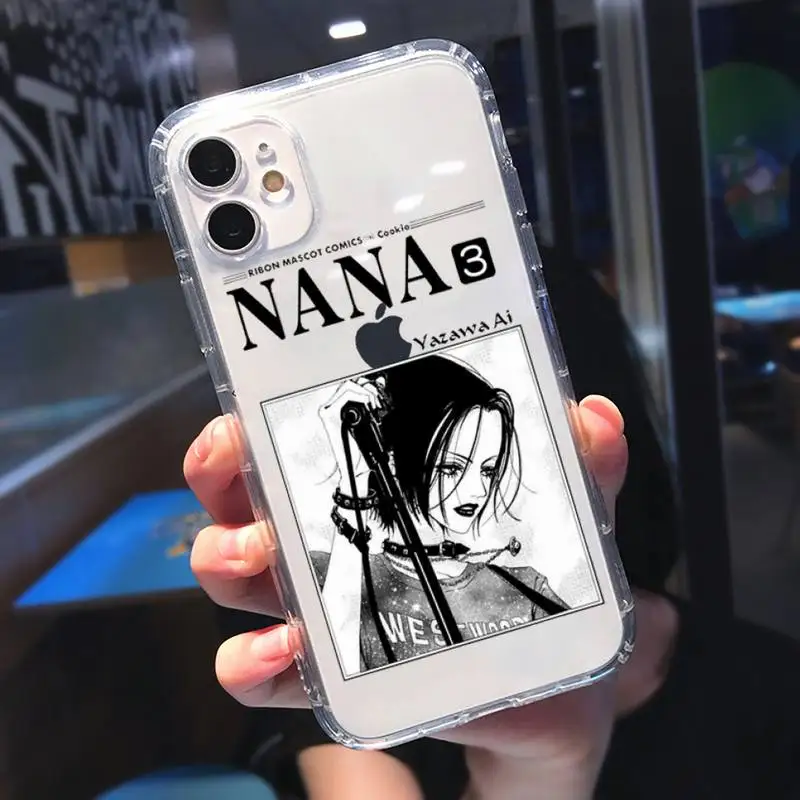 Cartoon Anime Oosaki Nana Phone Cover for iPhone 7 8 Plus XS X XR SE Mini Fundas for iPhone 15 14 12 13 11 Pro Max Phone Cases