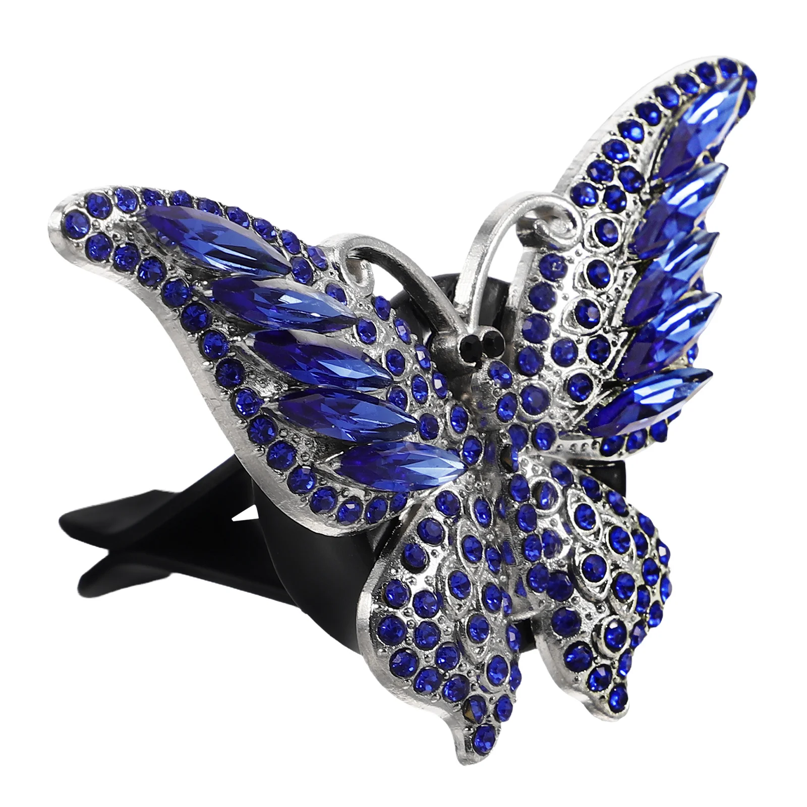 

1Set Butterfly Car Air Vent Clip Rhinestone Alloy Aromatherapy Freshener Decor Adjustable Secure Fit for Women Cute Interior
