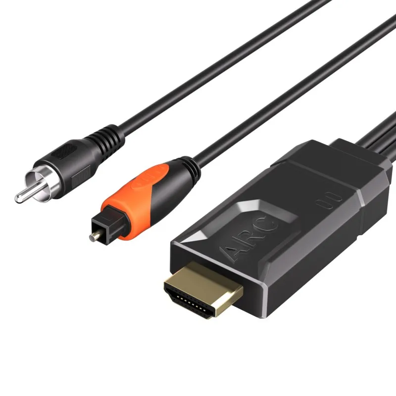 EARC ARC to RCA Audio Extractor Converter EARC HDMI Extractor Only Audio For Dolby DTS AC3 LPCM TV Optical Coaxial